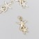 Decor for creativity metal, rhinestones "Two sea stars" 2x1.3 cm