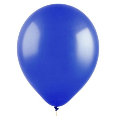 Latex ball 12 ", pastel, set 100 pcs., Blue color-1