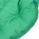 Swing "Nest" with a pillow D 90 cm, max load 80 kg, green pillow