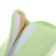A cushion on the safety belt "Tigerok", light green with orange paws