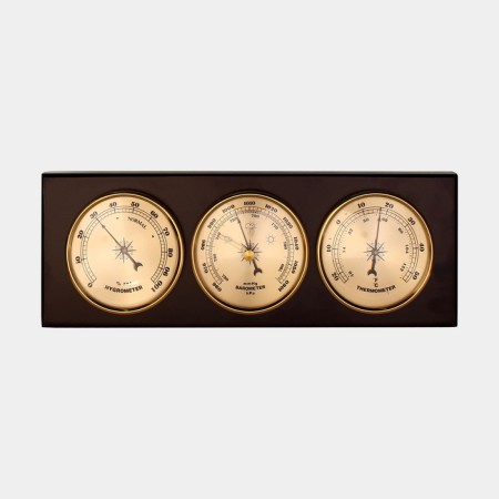 Mechanical barometer, with a weather station, 32 x 11 x 3.5 cm-4