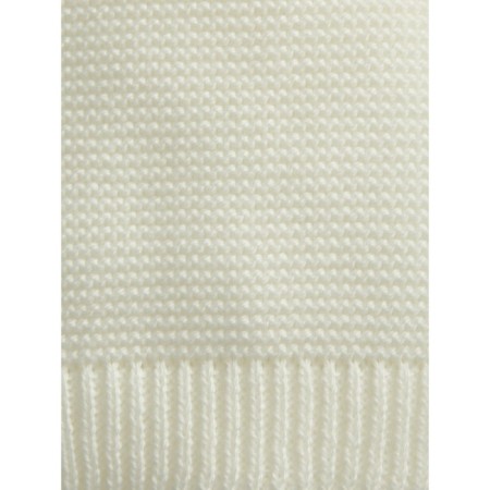 A cap on ties with pompons Children's Amarobaby Pure Love Pompony, with a lining, size 38-40 cm, milk color-2