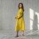 Shifu robe, size XL, mustard color
