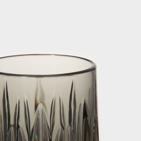 Glass "Frances", 200 ml, 7.6 × 21.5 cm, brown color-3