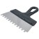 Sparta 85122 spatula, 8x8 mm tooth, stainless steel, plastic handle, 200 mm