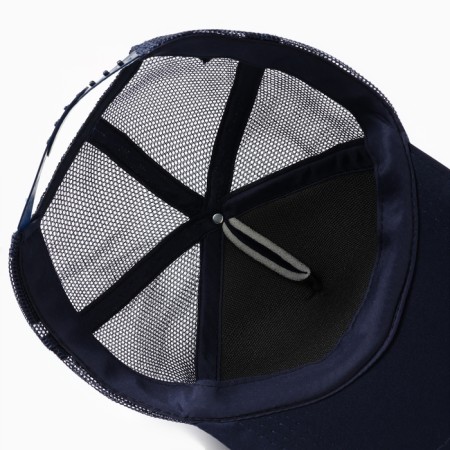 Women's baseball cap with minaku grid, dark blue color, rr 56-58-3