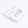 Folding box under 8 sweets, white, 9.8 x 17.7 x 3.5 cm