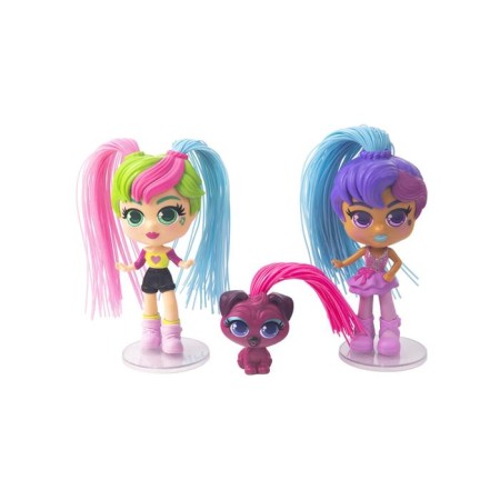 Dolls "Girlfriends Haley and Kelly with a pet"