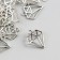 Decor for creativity Metal "Diamond" silver 1.9x1.6 cm