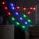 Smart garland “thread” 6 m with nozzles “stars”, IP20, dark thread, 20 LED, glow RGB, USB