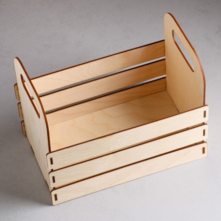 Kashpo wooden 25 × 15 × 20 cm "Carmen", side handles, naturally give beautifully-2