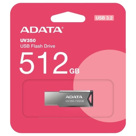 A-DATA 512GB UV350 AUV350-512G-RBK USB3.0 Silver flash drive-3