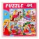 Set of puzzles 4 in 1 "Cute Princesses", 9,16, 25, 36 elements