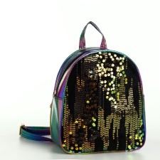 Baby backpack, 20*9*23, lightning department, sparkles, lilac-green