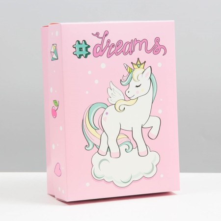 Gift box, cover is, the team "Unicorn", 21 x 15 x 7 cm