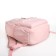 Youth backpack from textiles, 4 pockets, pink color