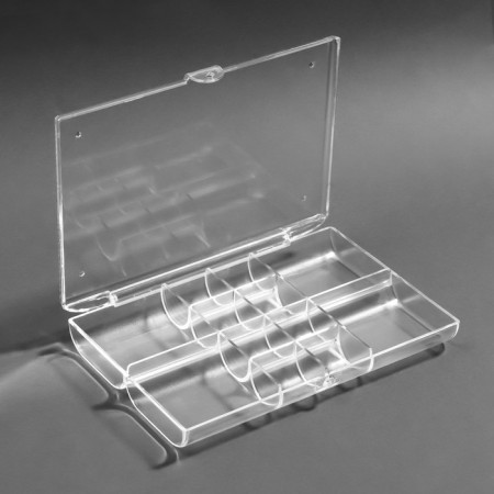 Organizer for decor, 12 cells, 18.5 × 13 × 3 cm, in a cardboard box, the color is transparent-1