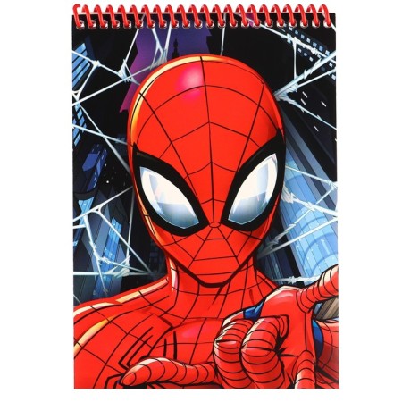 Gift set: notebook A5 and 2 pens write-stand, spider-man-1