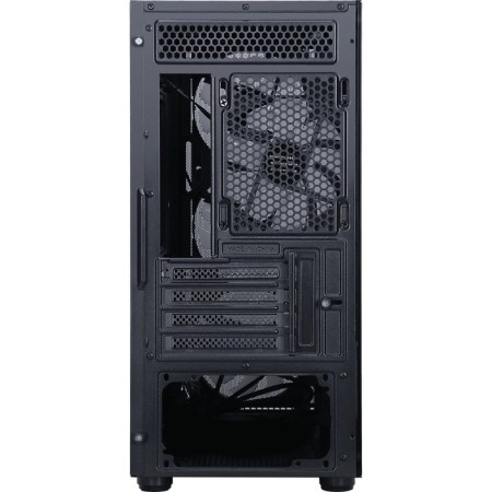 The ACCORD M203 case is black without BP ATX 2xusb2.0 1xusb3.0 1xusb3.1 Audio Bott PSU-7