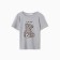 T-shirt Children's KAFTAN LOVE R.28 (86-92 cm), gray