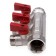 Aqualink threaded manual, 3/4 "x3/4" x1/2 ", internal/outer, 3 exits, with balloons. Taps