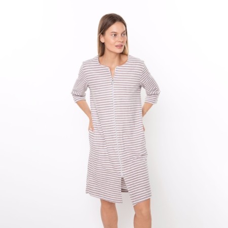 Women's robe, coffee color, size 54