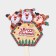 Topper decorative "Merry Christmas" 28.5x74 cm