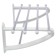 Shelf for towels, white