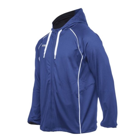 False hood with a hood atemi, the color is dark blue, ajkt-002ss23-dnv, size M-4