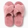 Women's slippers with an open nose, size 36-37, pink