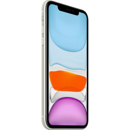 Smartphone Apple A2221 iPhone 11 128GB 4GB white monoblock 3G 4G 1SIM 6.1 "828x1792 iOS 15 12MPIX 802.1-1