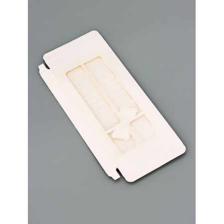 Gift box for tiles of chocolate, with a cut window, Bant, 17.1 x 8 x 1.4 cm-2