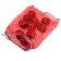 Vegetable grid with handles, red, 30 x 47 cm, 8 kg