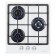Hound panel Maunfeld EGHG.43.33CW/G, gas, 3 burners, white
