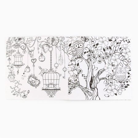 Coloring - anti -stress "Flower patterns", 20 p.-6