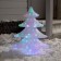 LED figure "Christmas tree" 45 × 60 × 24 cm, acrylic, 50 LED, 220 V, glow of multi (RGB)