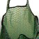 Household bag without fastening, green color