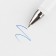 Handle Blue Blue Paste 0.7 mm with a cap “shining” plastic, mixing mix