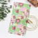 Towel 35x60 cm, patchwork, green, waffle, 120 g/m2, cotton 100%