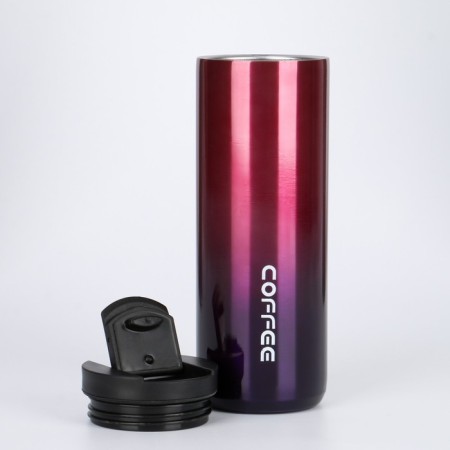 Thermal circle, 500 ml, Coffee, retains heat 8 hours, pink-1