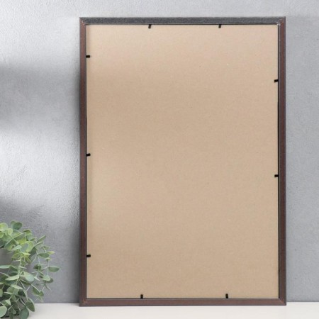Photo frame plastic 35x50 cm, aged silver (plastic screen)-2