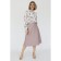 Midi skirt of artificial leather, size 42