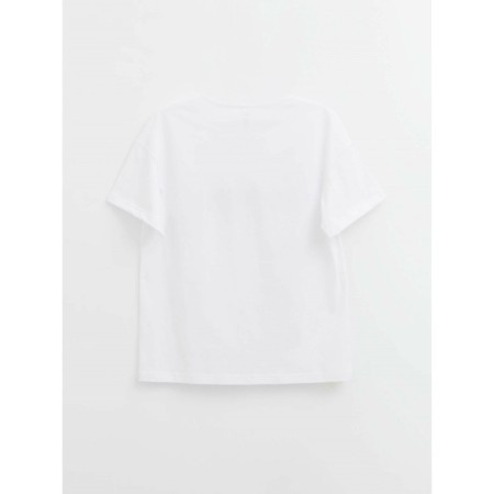 Футболка для девочек Conte Elegant , рост 104-110 см, цвет white-1