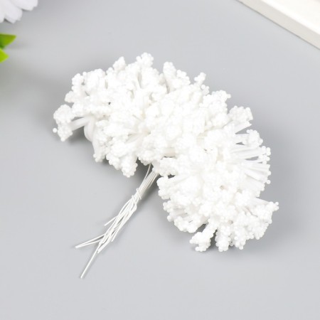 Flowers for decorating "cloud" white 1 bouquet = 12 colors 8 cm-3