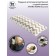 Pillow Orthopedic roller with buckwheat beam, size 20x50 cm, zigzag, brown color