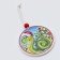 New Year! Set of suspensions in a wooden gift package, 12 pcs.