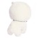 Soft toy "dog bishop", white color, 23 cm