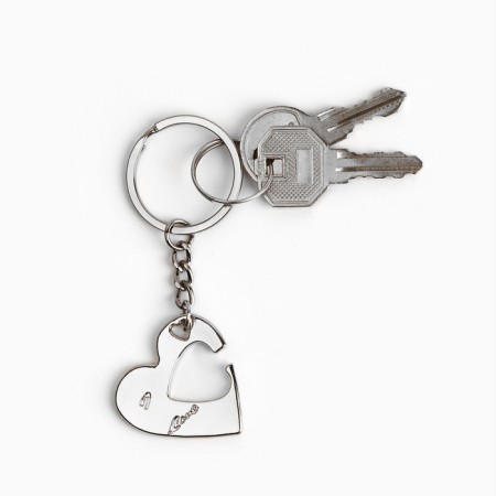Key keychain, non -memorials “I take your heart in hostage” 9 x 13 cm-6