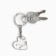 Key keychain, non -memorials “I take your heart in hostage” 9 x 13 cm