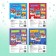 Books-cutters set of New Year's Crafts, 4 pcs. 20 p.